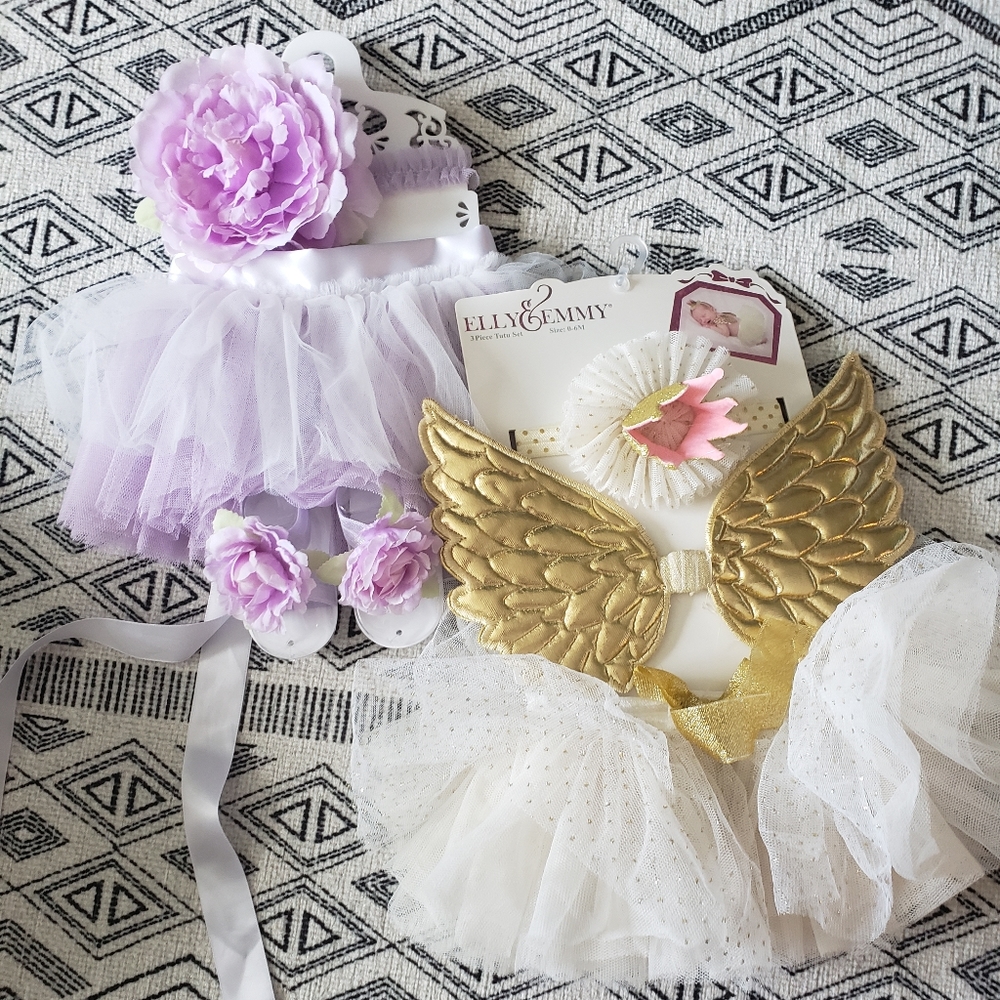 Newborn Photo Op Tutu & Wings
